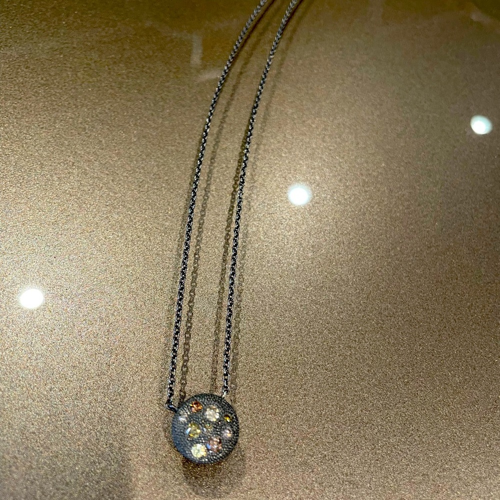 Beautiful diamond Carmen necklace by 925suneera.